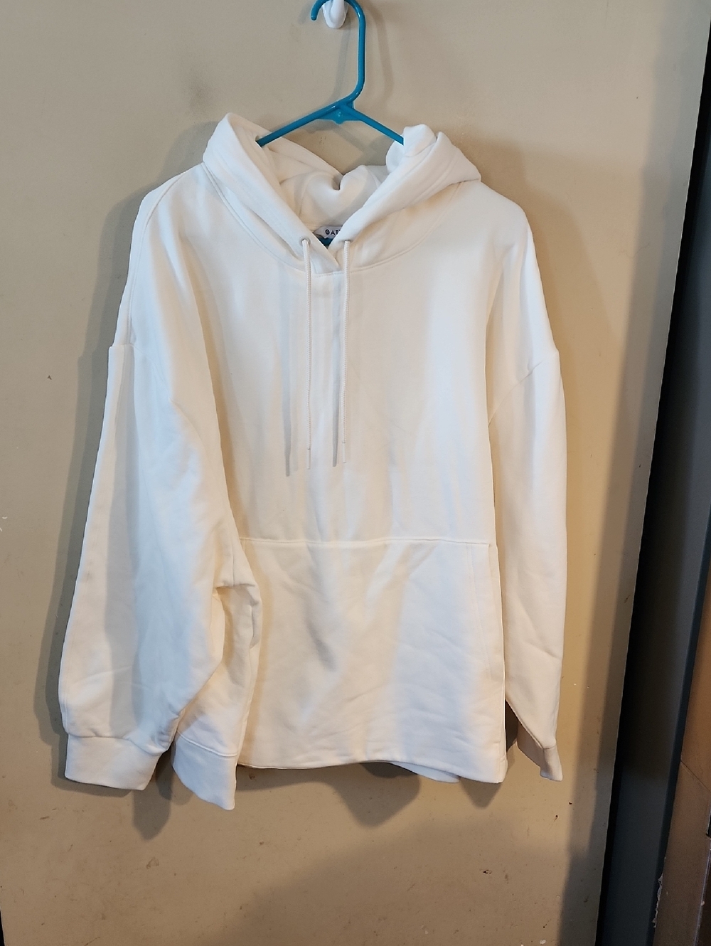 Athleta White Crewneck Hoodie